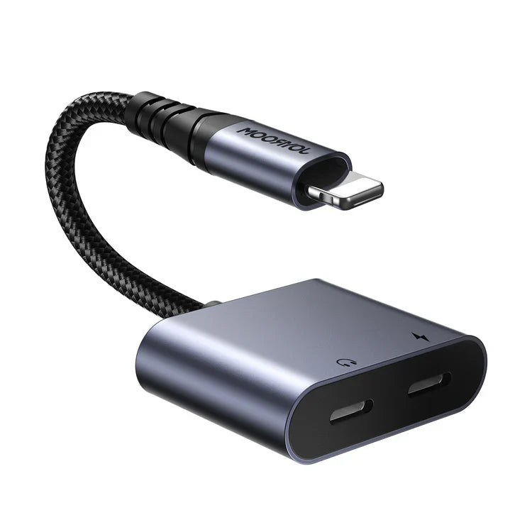 Joyroom 2-in-1 Audio Adapter Lighting To Dual Lighting SY-L02