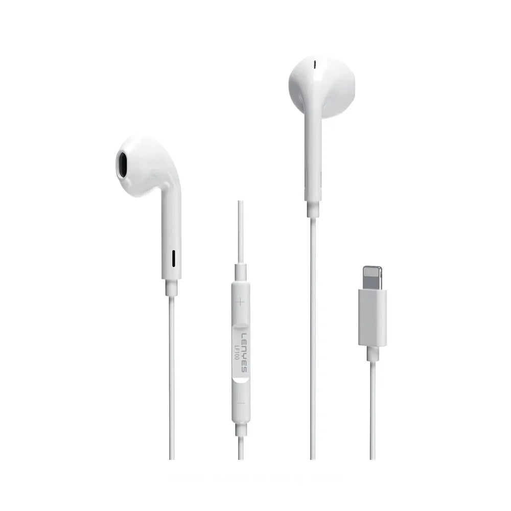 Lenyes Lightning Earphones LF100 White