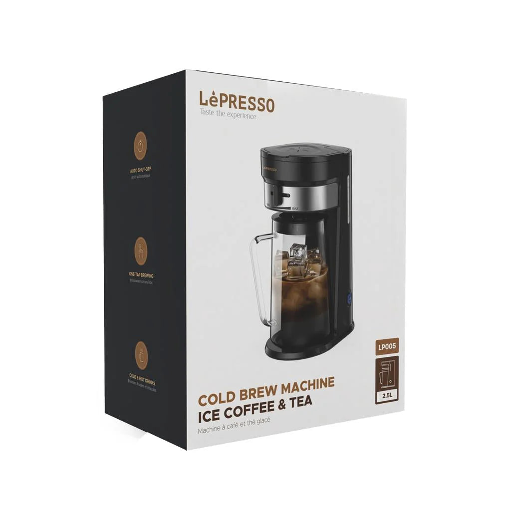 ماكينة تحضير القهوة والشاي المثلجة من Lepresso سعة 2.5 لتر LP005