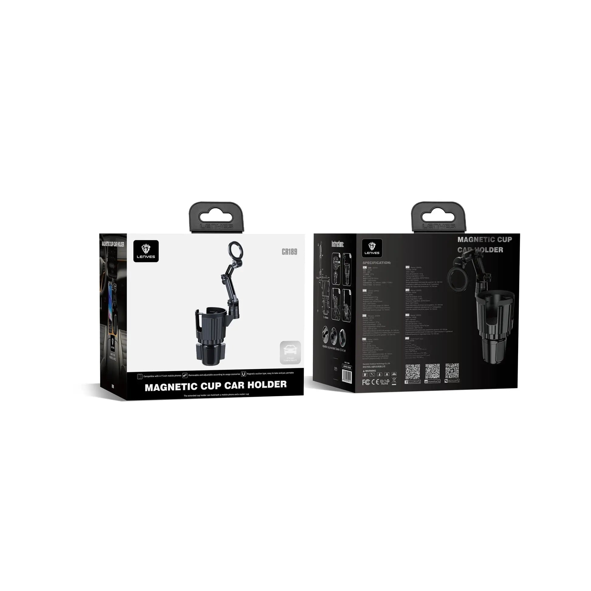 Lenyes Magnetic Cup Car Holder CR189
