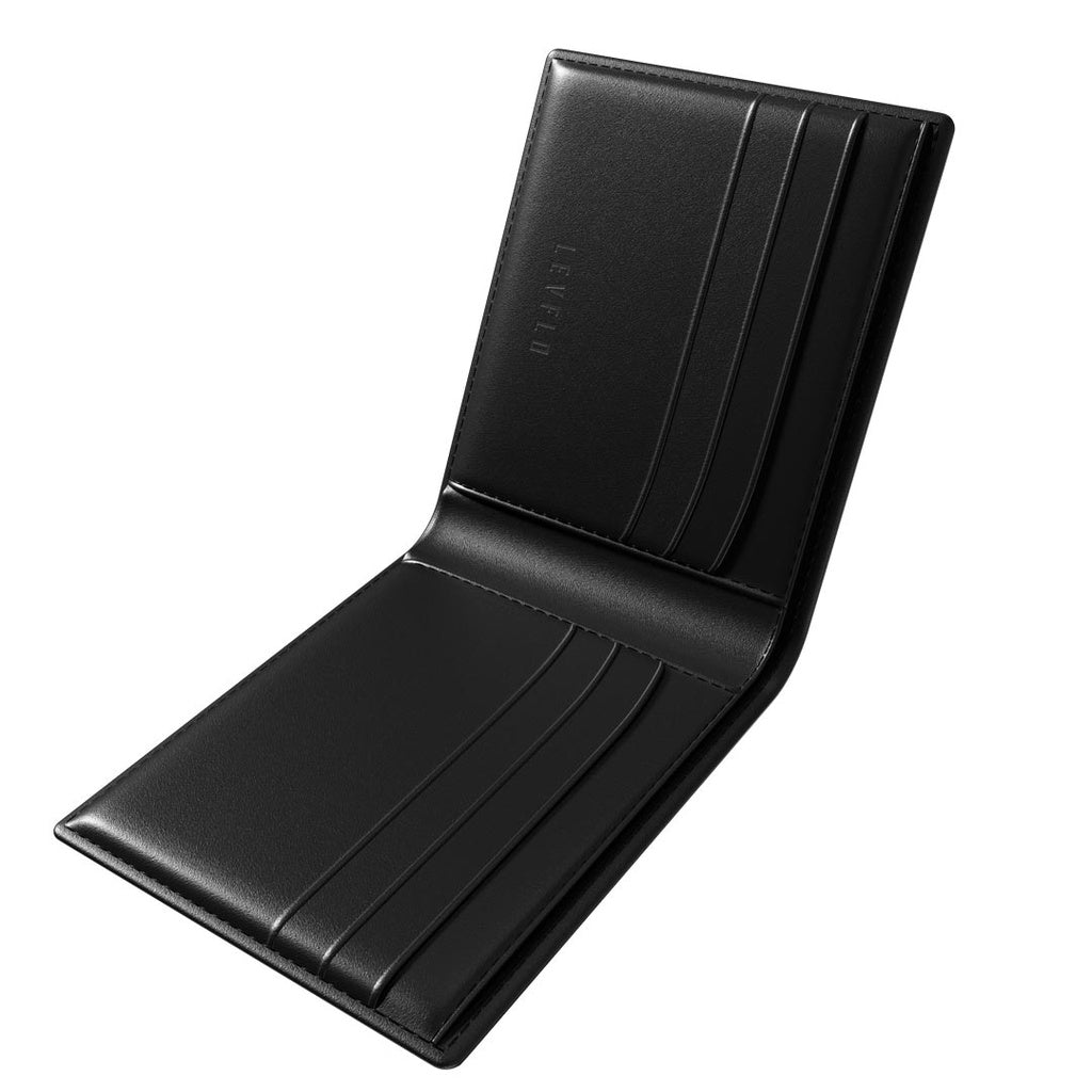Levelo Billfold Mens Genuine Saffiano Wallet