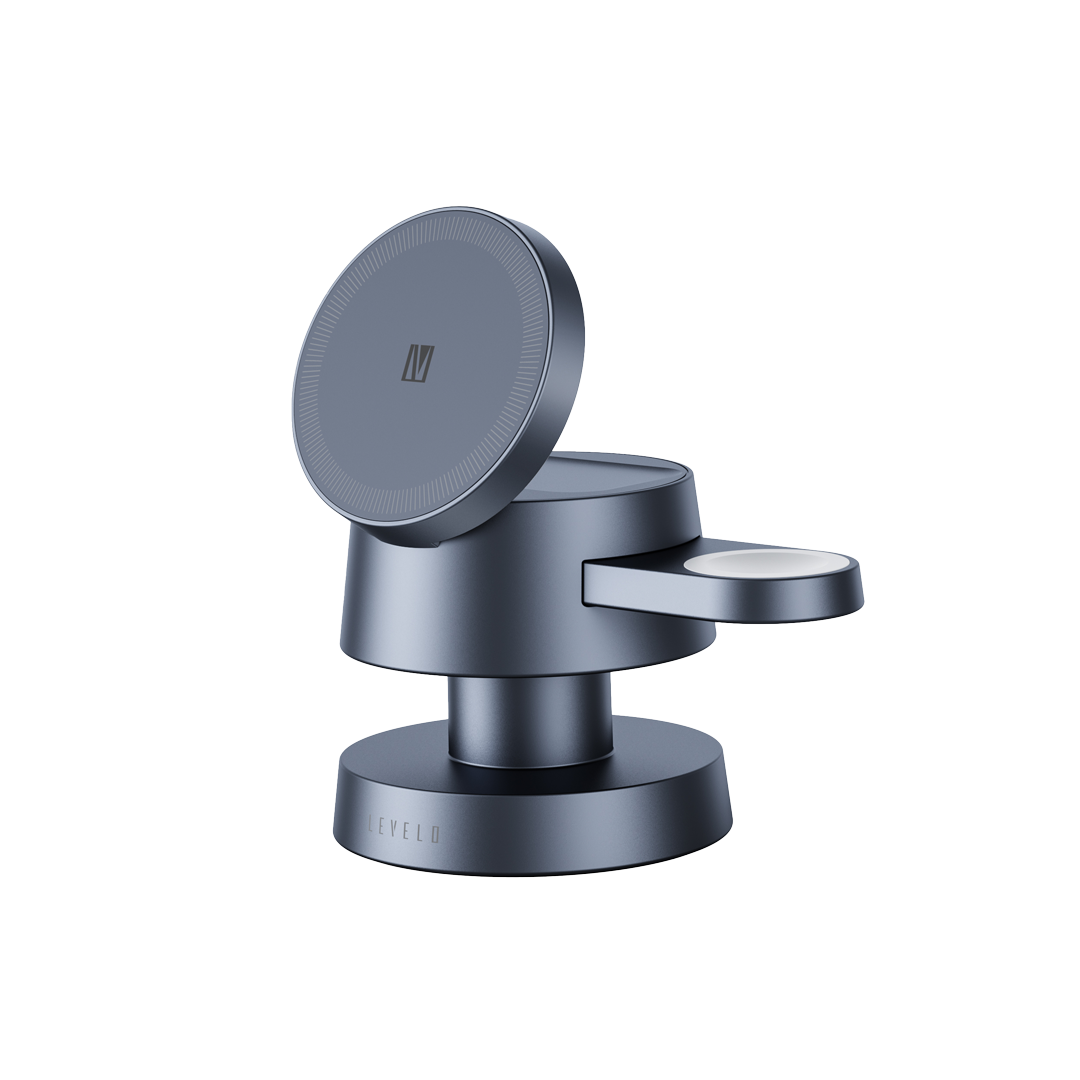 Levelo 3 in 1 Wireless Charger Aurora Black