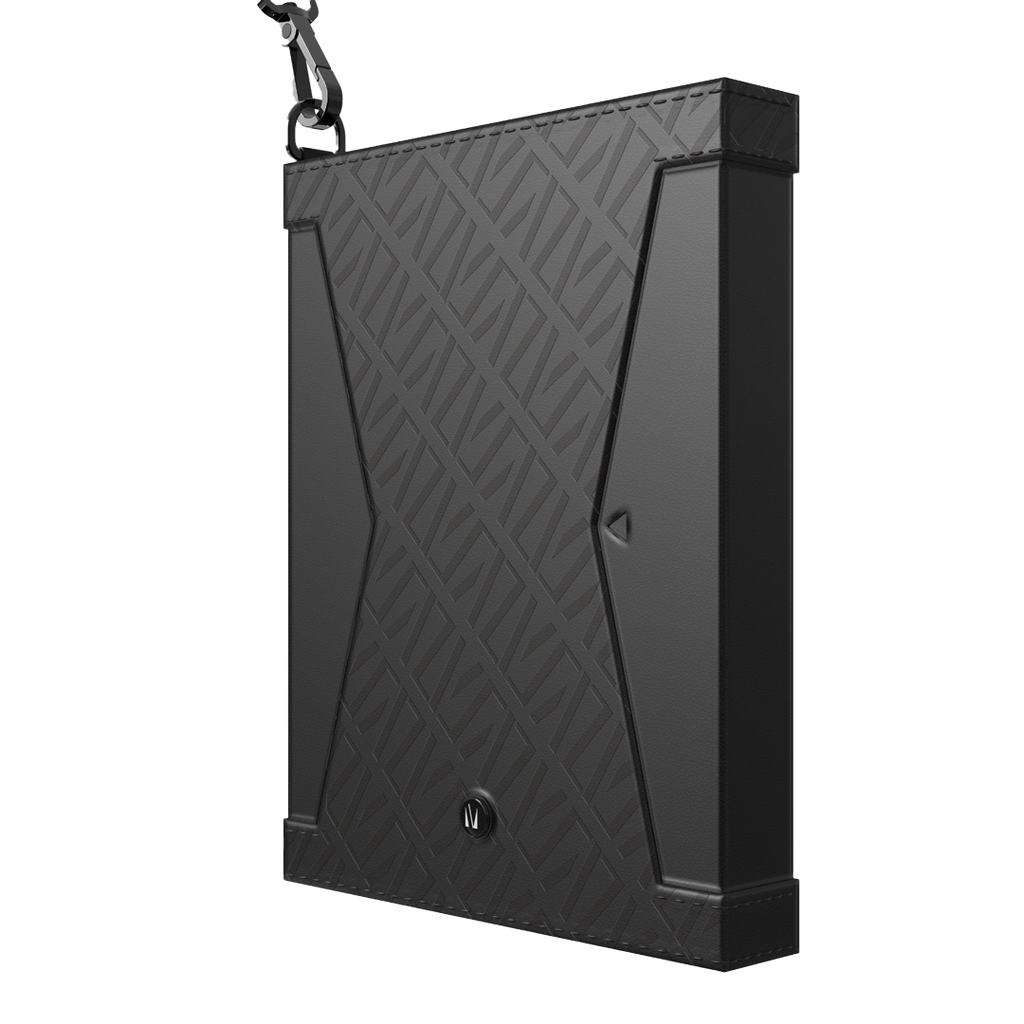 حافظة جواز السفر من ليفيليو أوفشور المصنوعة من الجلد - باللون الأسود