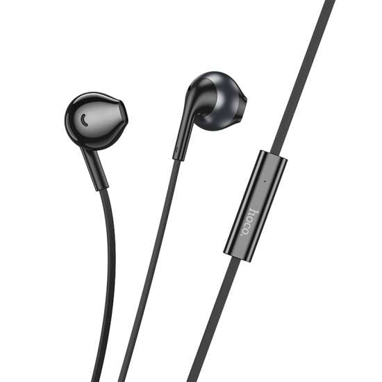 hoco Wired Control Earphones 3.5mm With Mic M115 Black