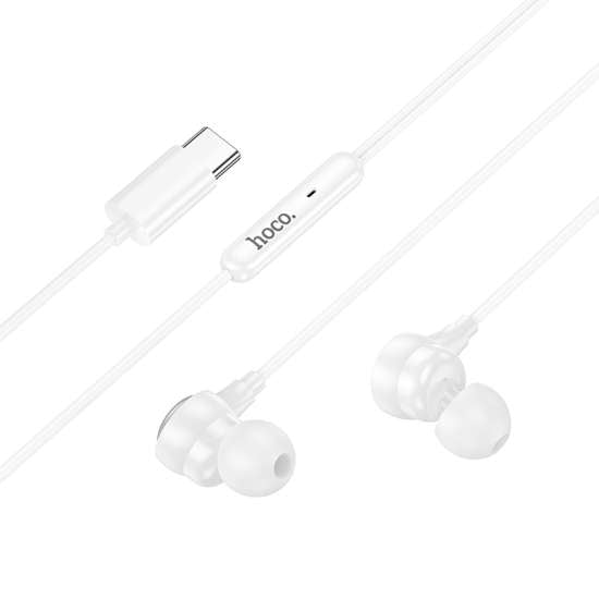 hoco Universal Earphones Type-c With Mic M116 White