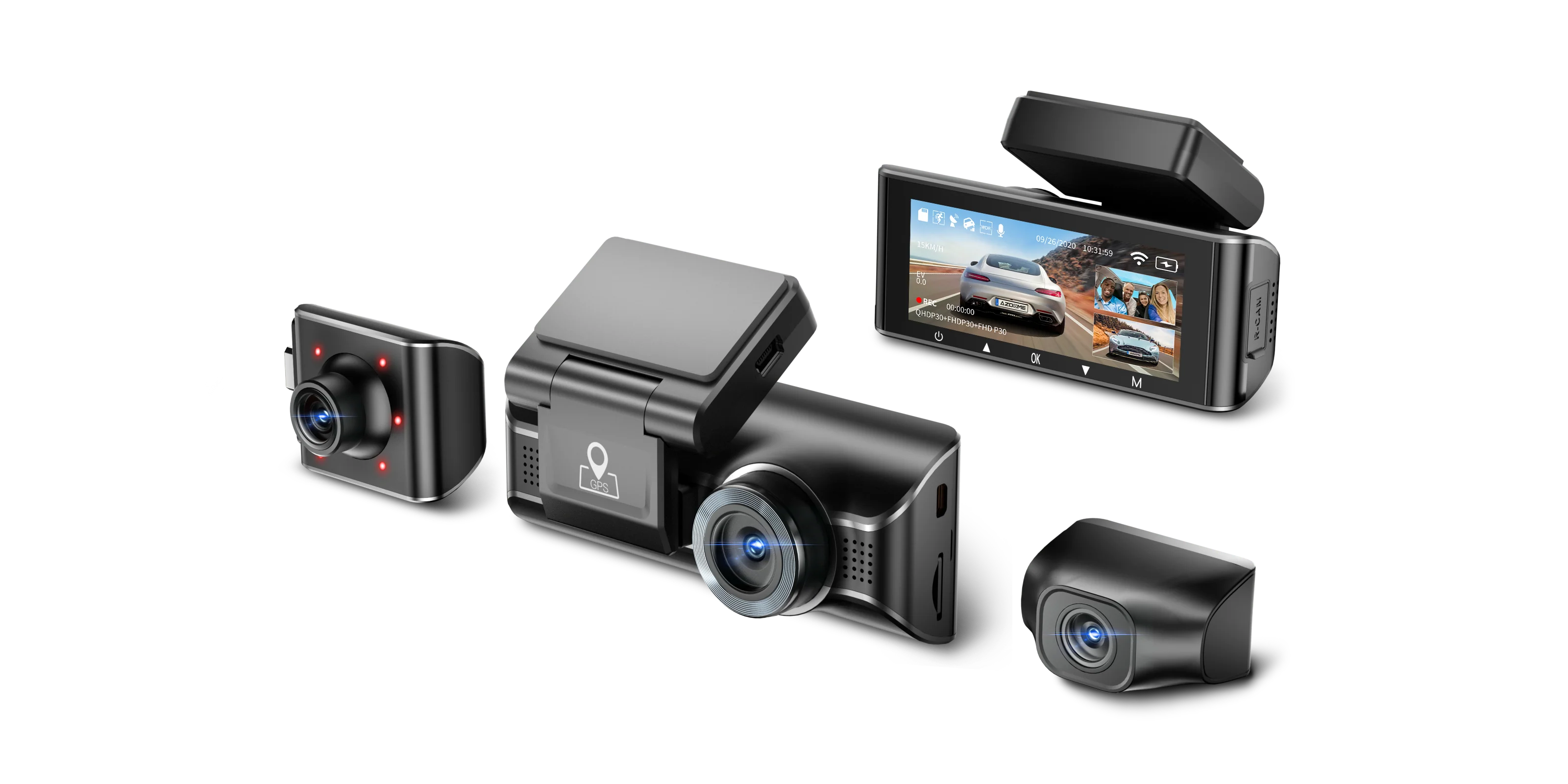Azdome Dash Cam M550 Max+64GB