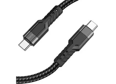 Hoco Extra Durability Nylon Braided Charging Data Cable Usb-C TO Usb-C 1.2M 60W U110