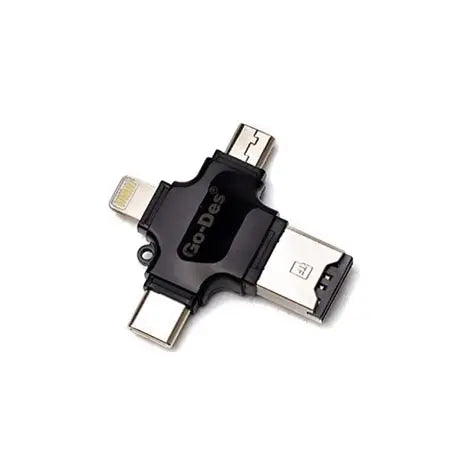 Go-Des 4 in 1 Mobaile Phone Card Reader Phone Computer Equipment Universal - GD-DK103