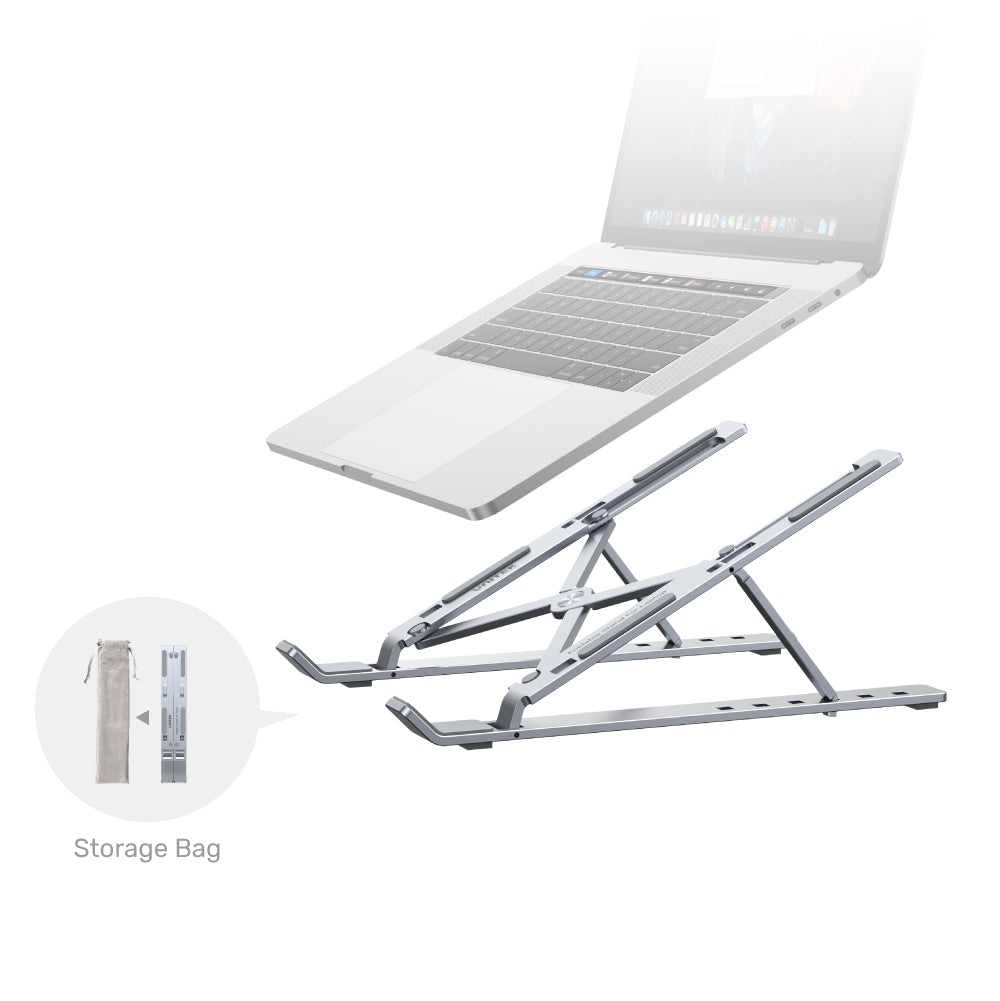 Unitek Folding Laptop Stand OT155SL Silver