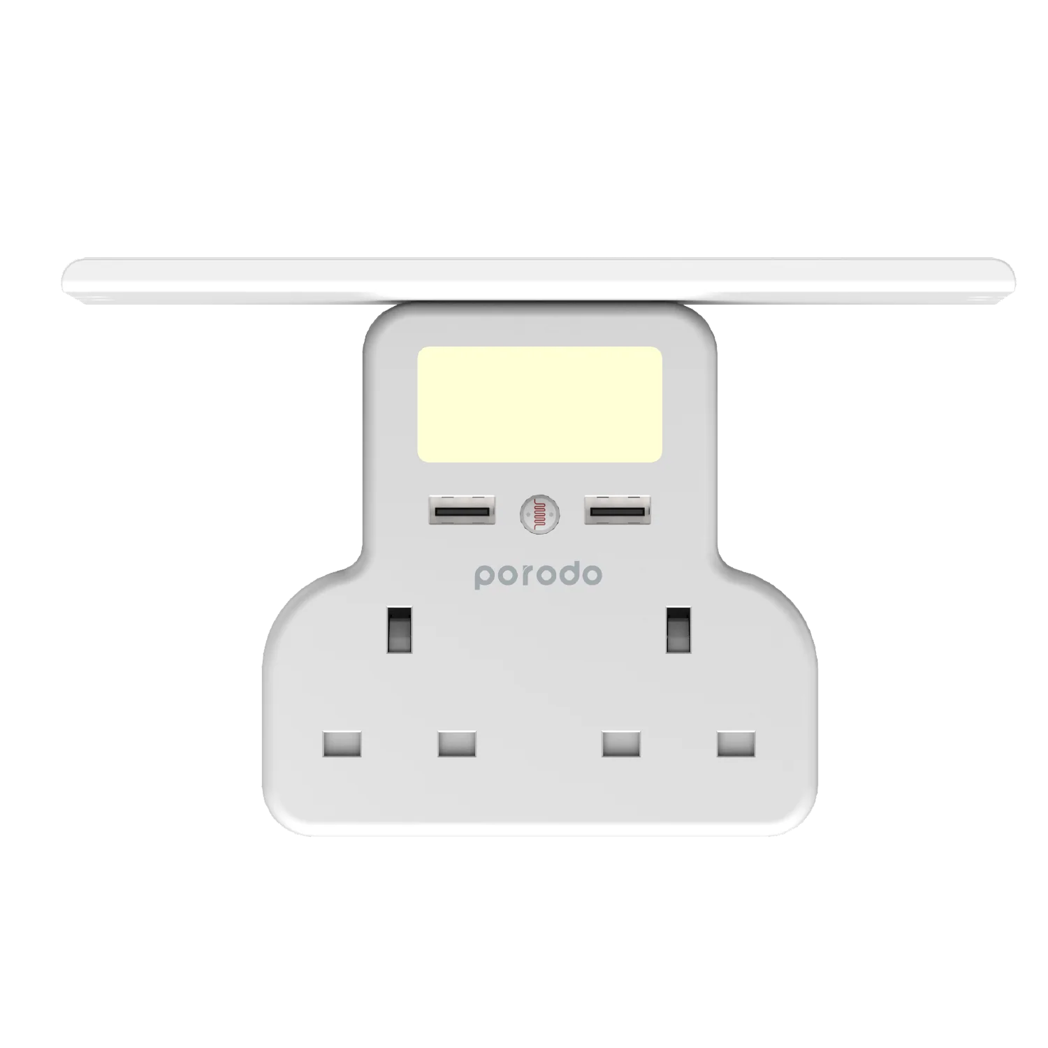 Porodo Multi-Function Scckt & Night Light 12W - White