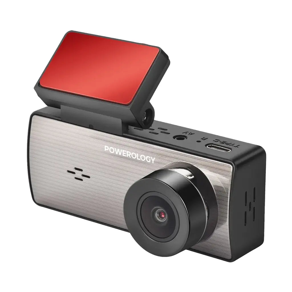 Powerology Dual Lens Dash Camera 4K - CAM108