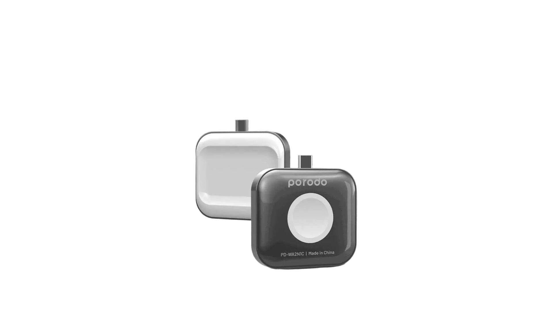 Porodo Dual-Dock Wireless Charger For Watch & Earbuds Power Bank