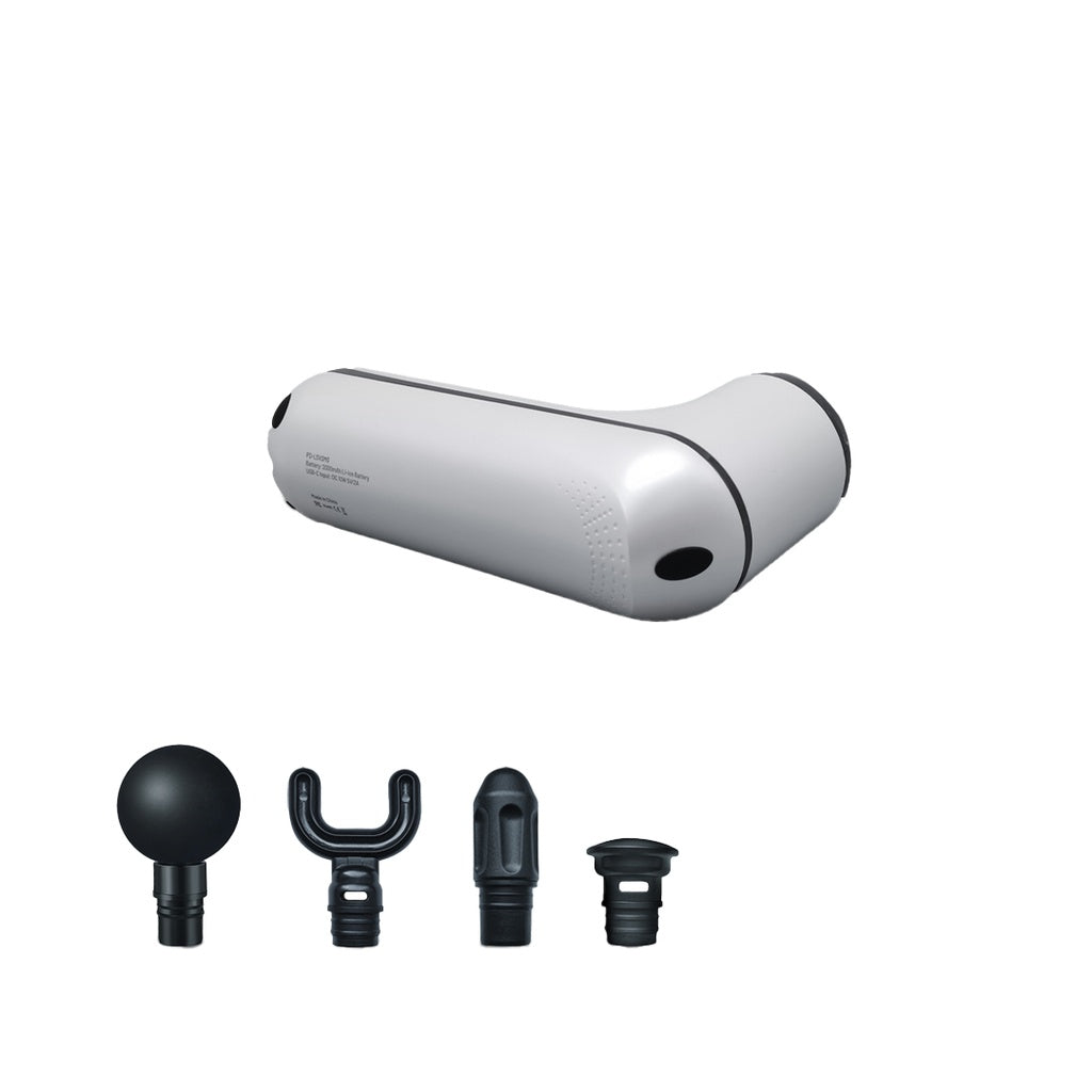 Porodo Mini Massage Gun Adjustable Speed-4 Interchangeable Heads