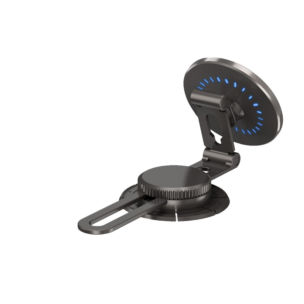 Porodo Magsafe Charging Transparent Phone Mount 360 Rotating