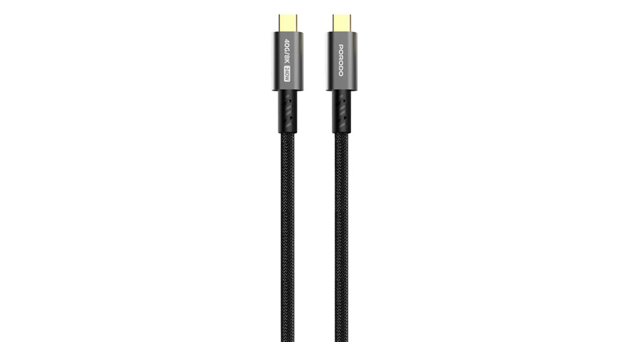 Porodo 40Gbps USB4 Thunderbolt Cable 240W