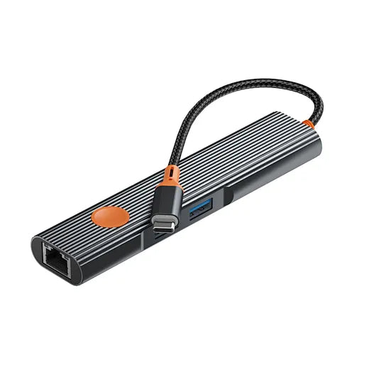 Wiwu Travel 5 IN 1 USB-C Hub WI-HB005 Gray