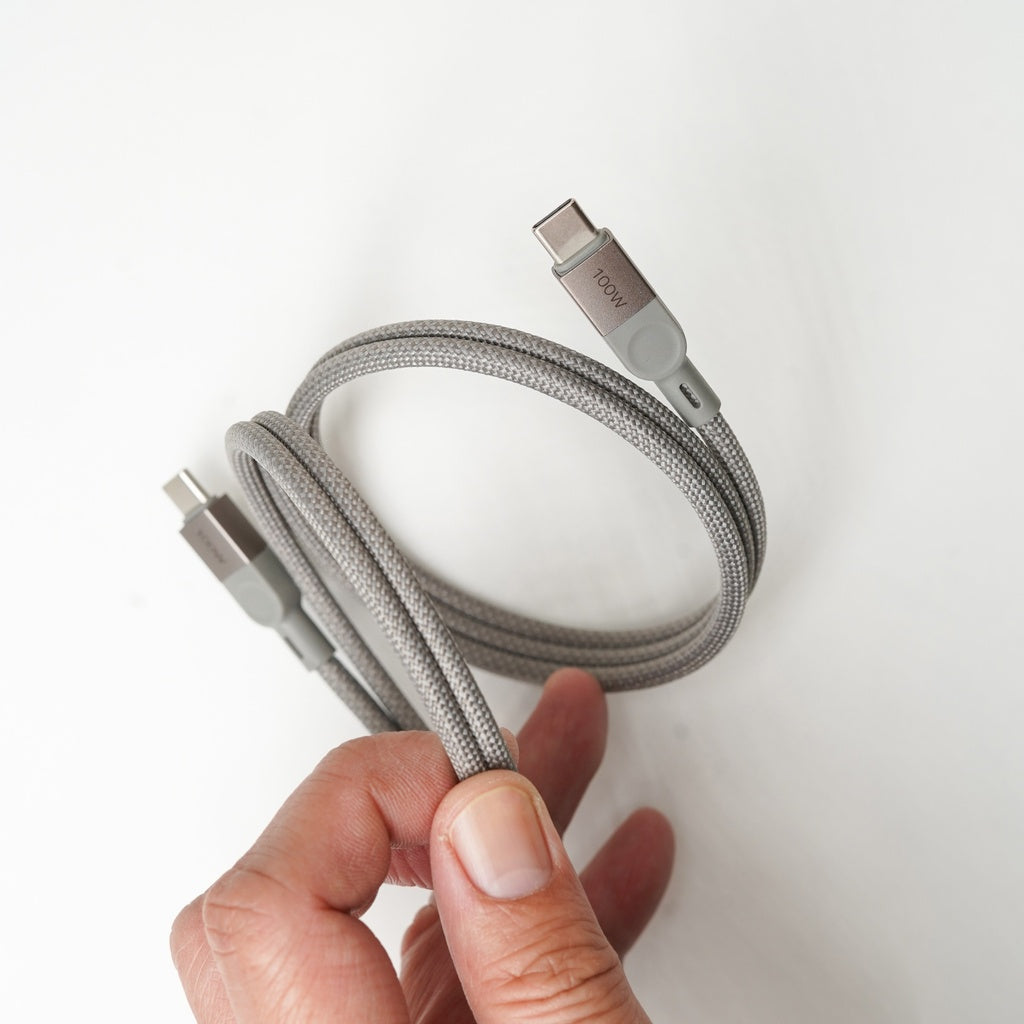 كابل مغناطيسي من Ravpower Mag Link و النايلون المضفر 100 واط من USB-C إلى USB-C بطول 1.2 متر RP-CB1039