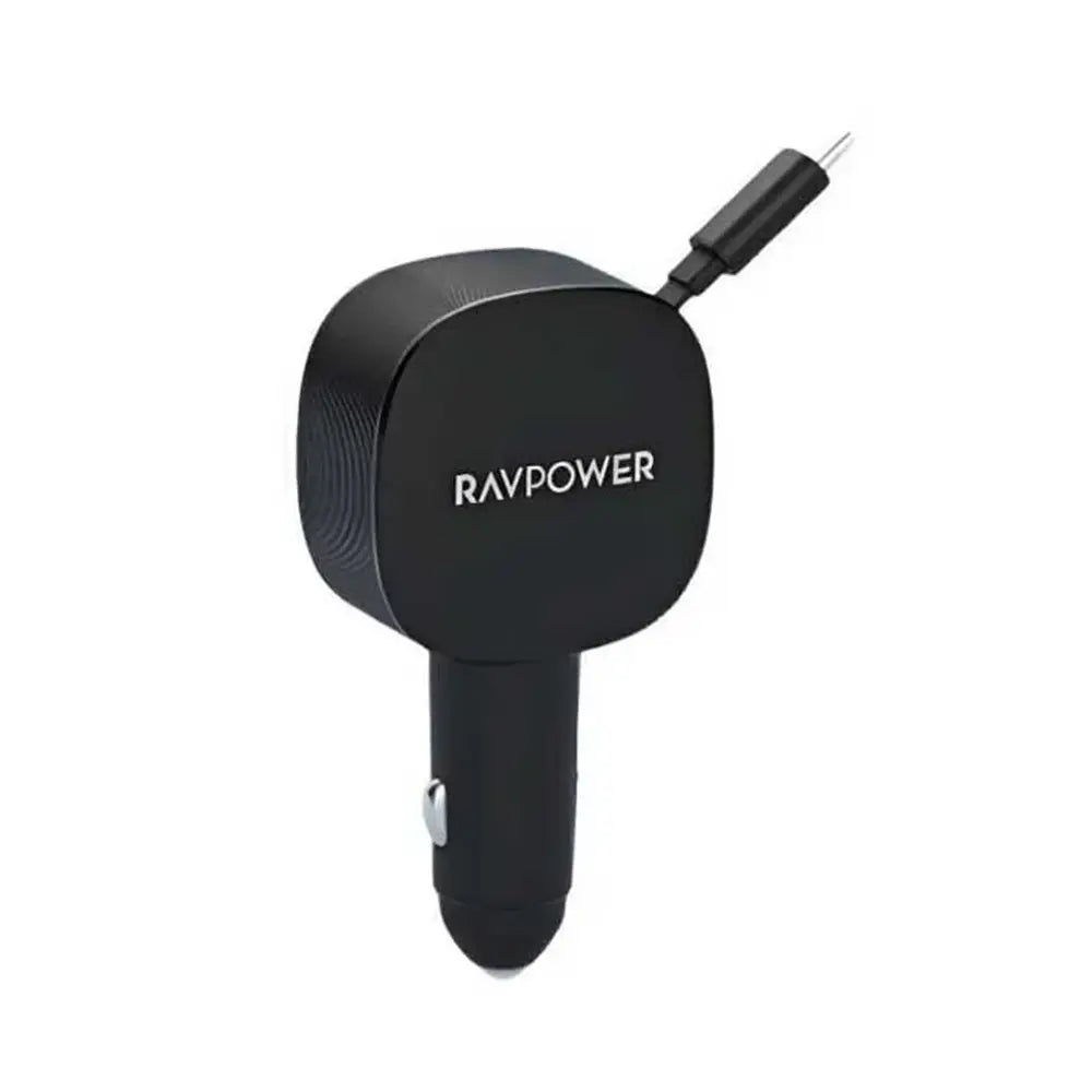 Ravpower Total 75W Cable Car Charger RP-VC1021 Black