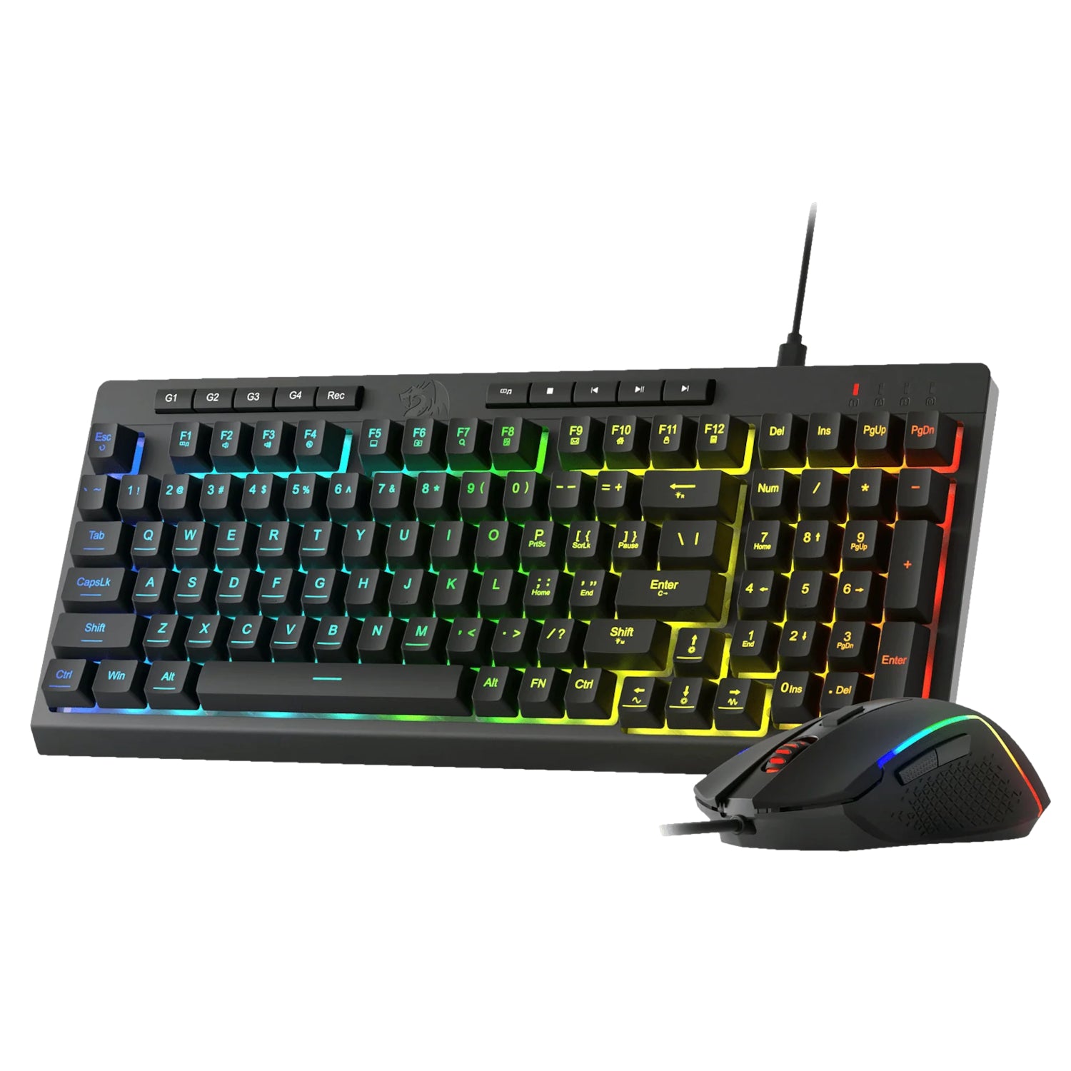 Redragon Rylo Combo Wired Keyboard & Mouse Bundle - S141