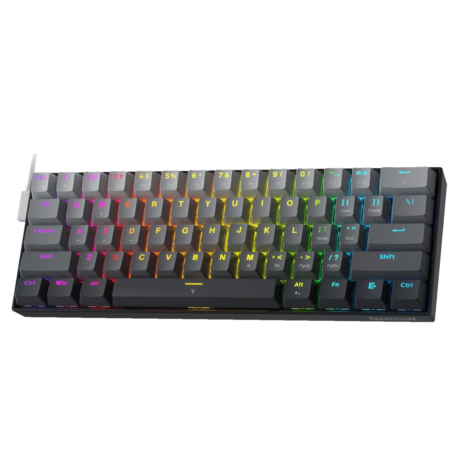 Redragon Fizz Wired 60% 8K Rapid Trigger Magnetic Switch Keybrod With RGB Blacklight K617GGB-RGB-M