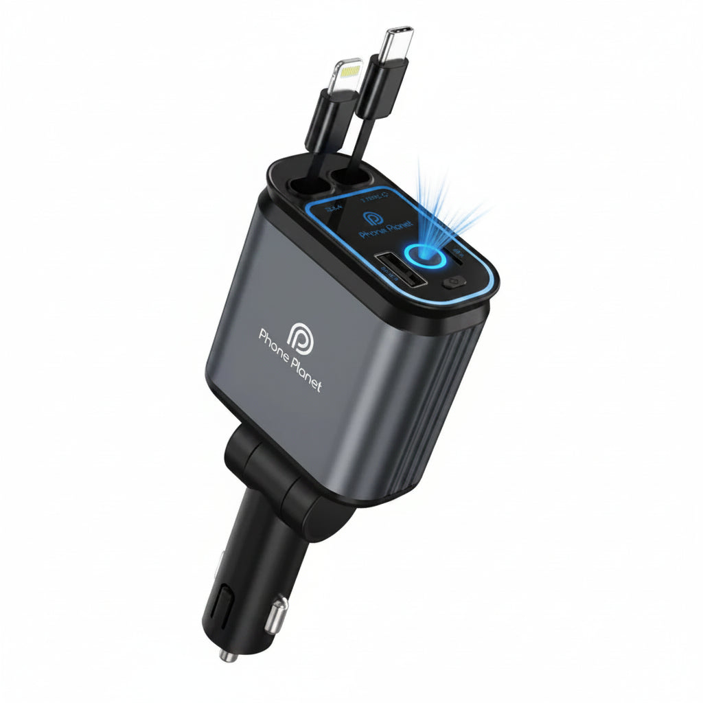 Phone Planet Premium 4 in 1 Car Charger 120W PP-CC08