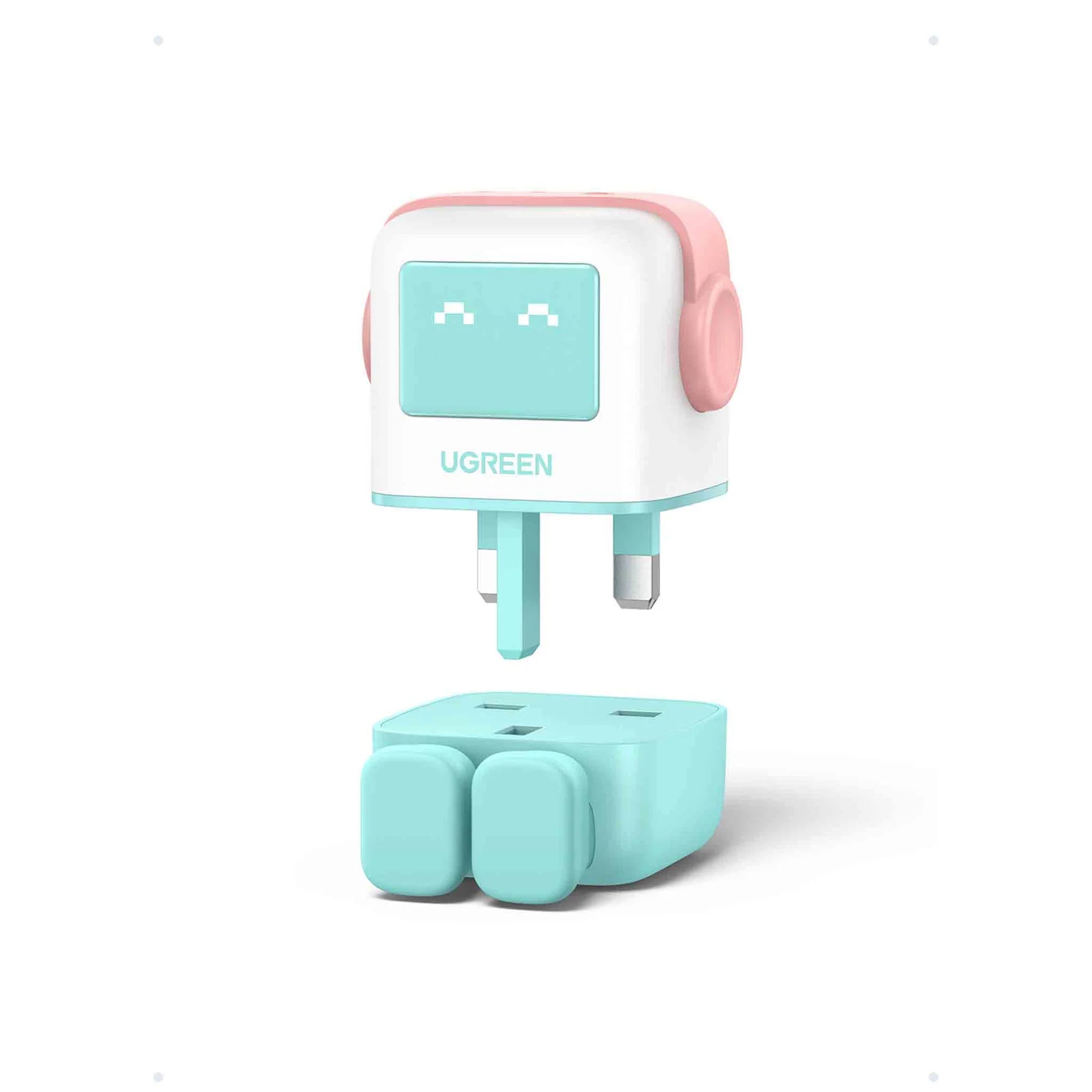 Ugreen Nexode Rg 3-Port Gan Fast Charger-65W 2 (pink)