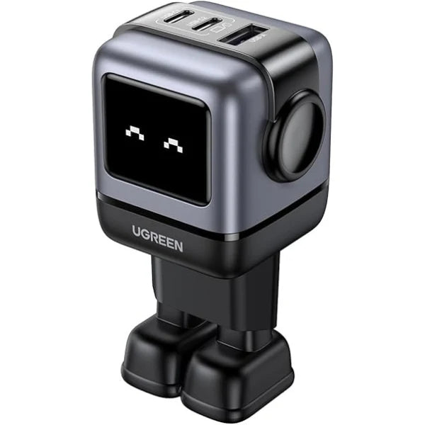 Ugreen Nexode Rg 3-Port Gan Fast Charger-65W (Black)