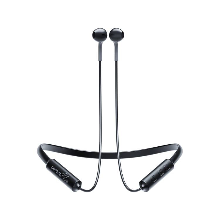Porodo Enc Neckband Environment Noise Cancellation - Black