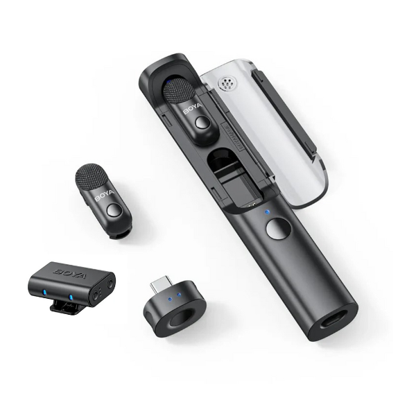 ميكروفون لاسلكي قابل للتحويل يعمل بالطاقة الضوئية من بويا ماجيك-03