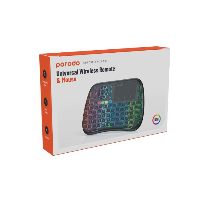 Porodo Universal Keyboard Remote&Mouse