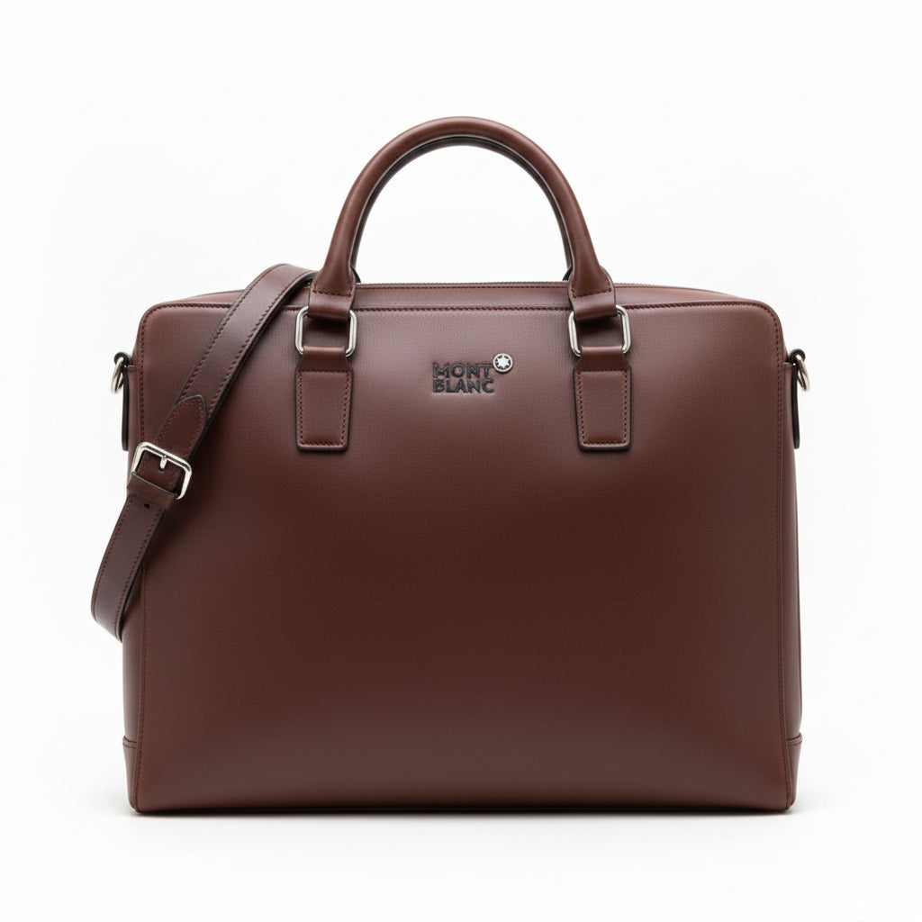 Mont Blanc Laptop Bag F1977 Brown