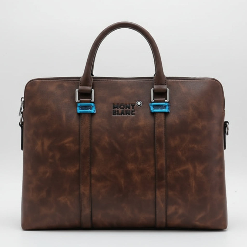 Mont Blanc Laptop Bag MB80900 Brown