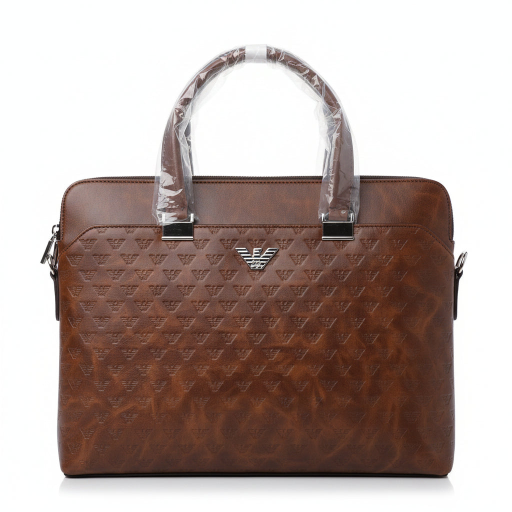 Giorgio Armani Laptop Bag A80800 Brown