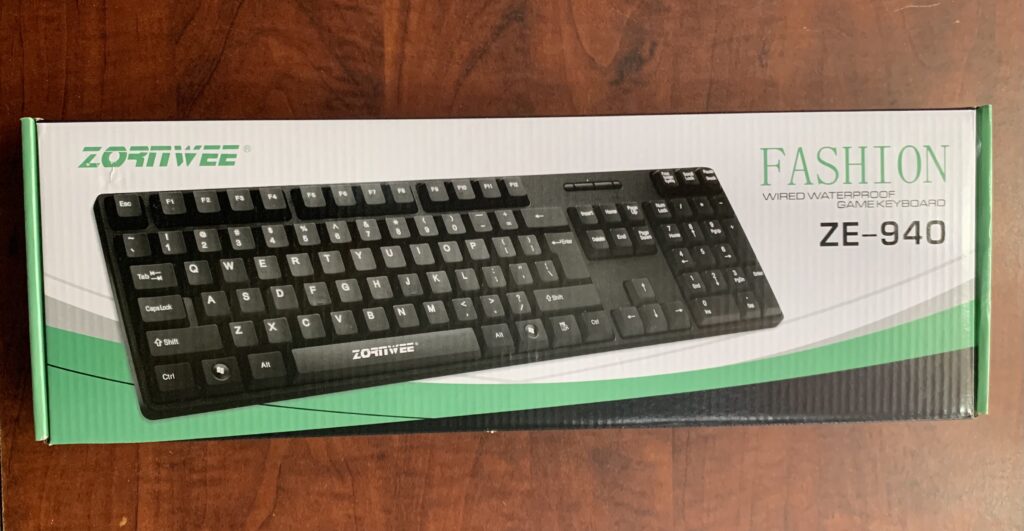 Zorawee Fashion Wired Waterproof Gaming Keyboard ZE-940 #