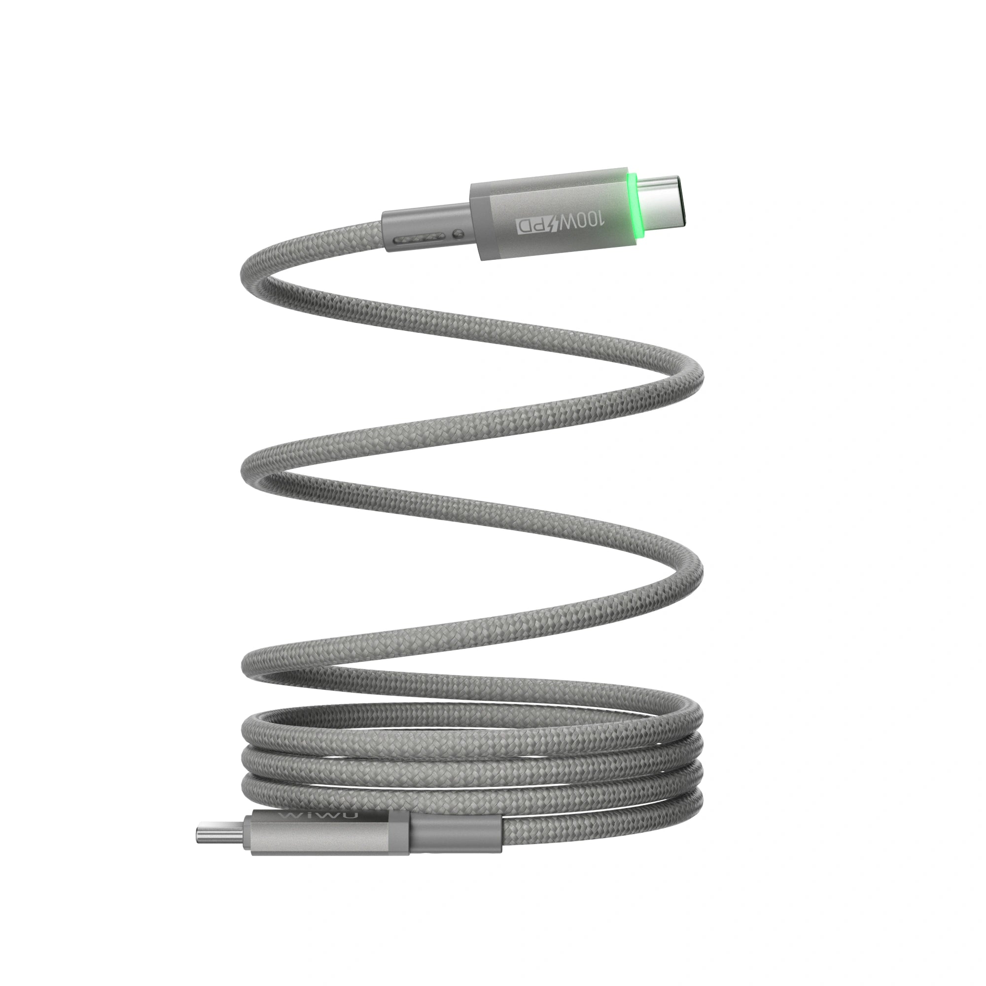 Wiwu Maglink USB-C TO USB-C Cable 100W 1m - WI-C084 Gray