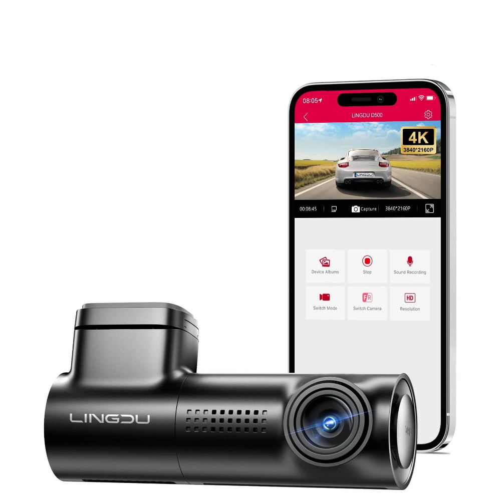 Lingdu Dash Cam 4K D500