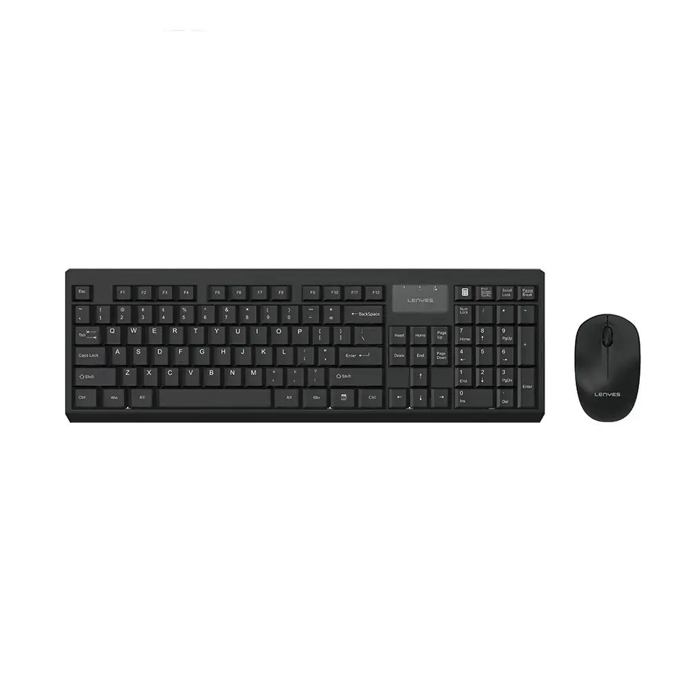 Lenyes 2.4G Wireless Desktop Keyboard WK105 Black