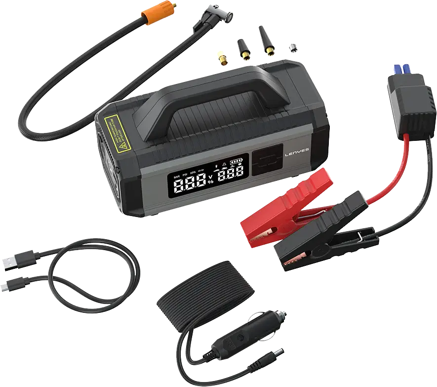 Lenyes Car Jump Starter 10000mAh With Air Pump LCI204