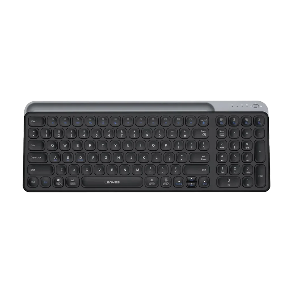 Lenyes 2.4G+BT Dual-Mode Keyboard WK106 Black