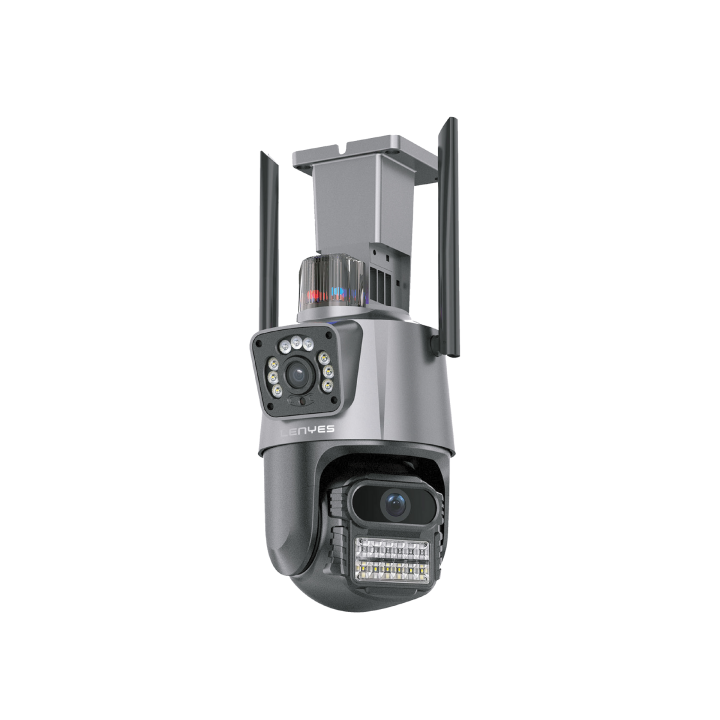 Lenyes Ai Alarm Wifi Spherical Ip Camera 6K 360* CC203 Black