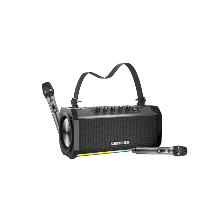 Lenyes Party Speaker160W With 2 Microphone S863