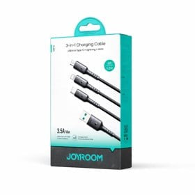 Joyroom 3-in-1 Charging Cable Type-C To Type-C + Lightining + Micro 1.2M S-A61