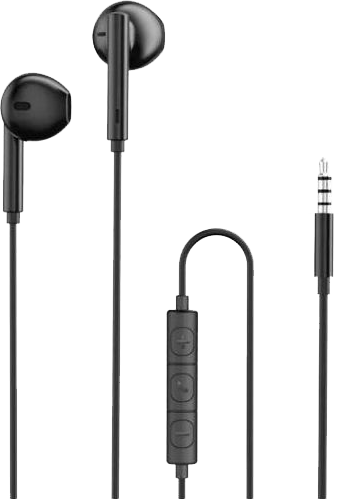 Ravpower Stereo Wired Earphones 3.5mm Plug RP-BH1007 Black