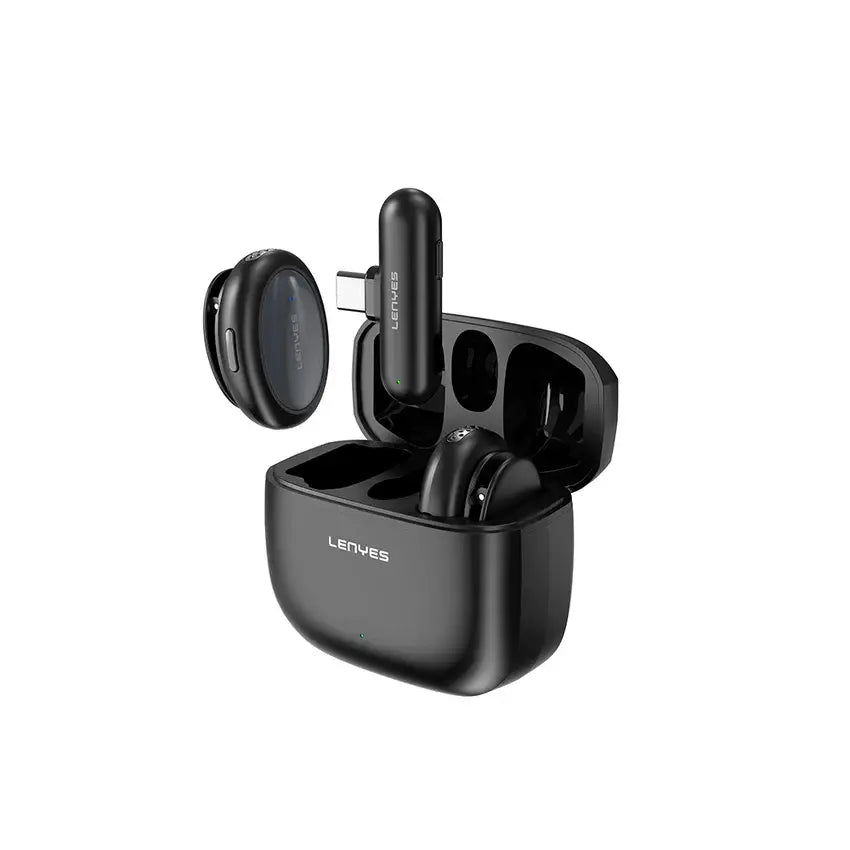 Lenyes Ai Smart Lavalier Microphone LM211-TC Black