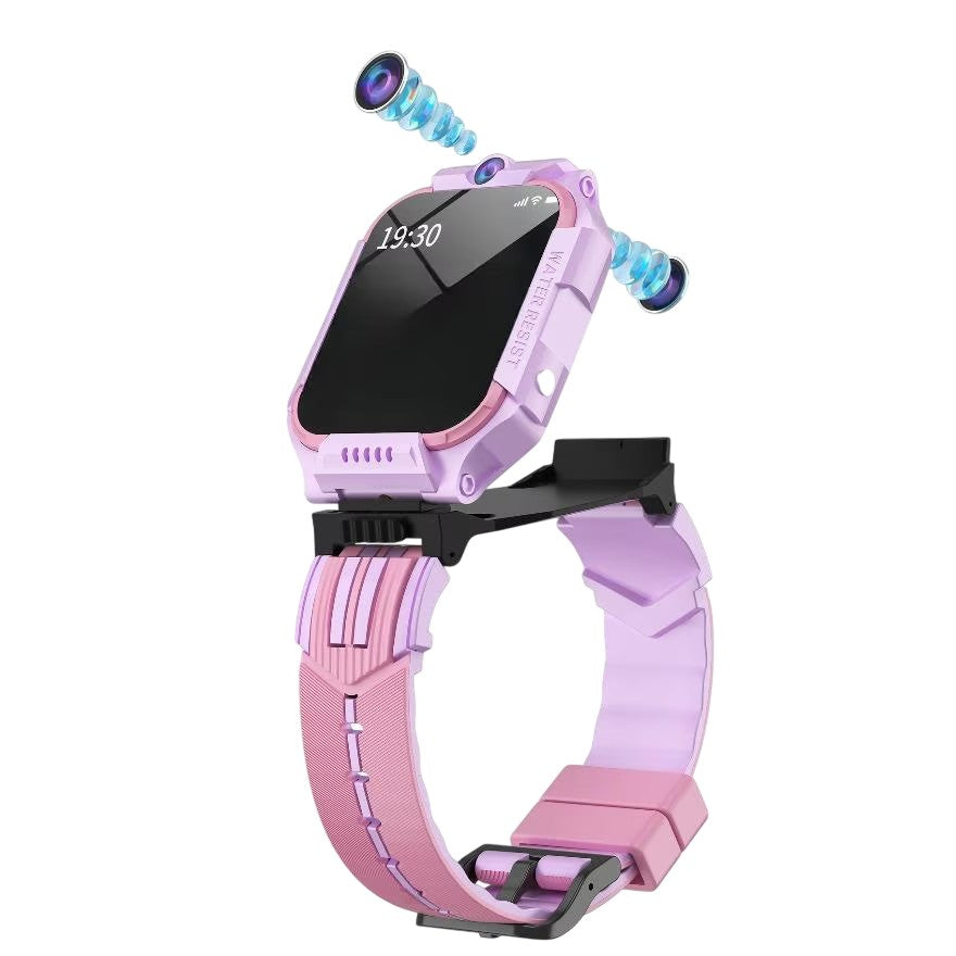 Denx Dual Camera Smart Watchhes DX1518 Black+Pink
