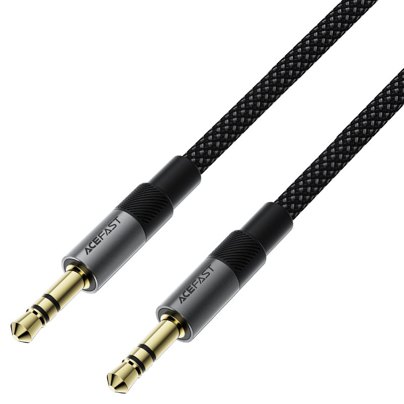 Acefast Hi-Fi Audio Cable High Fidelity Sound Transfer 3.5mm 1m - J10 Black