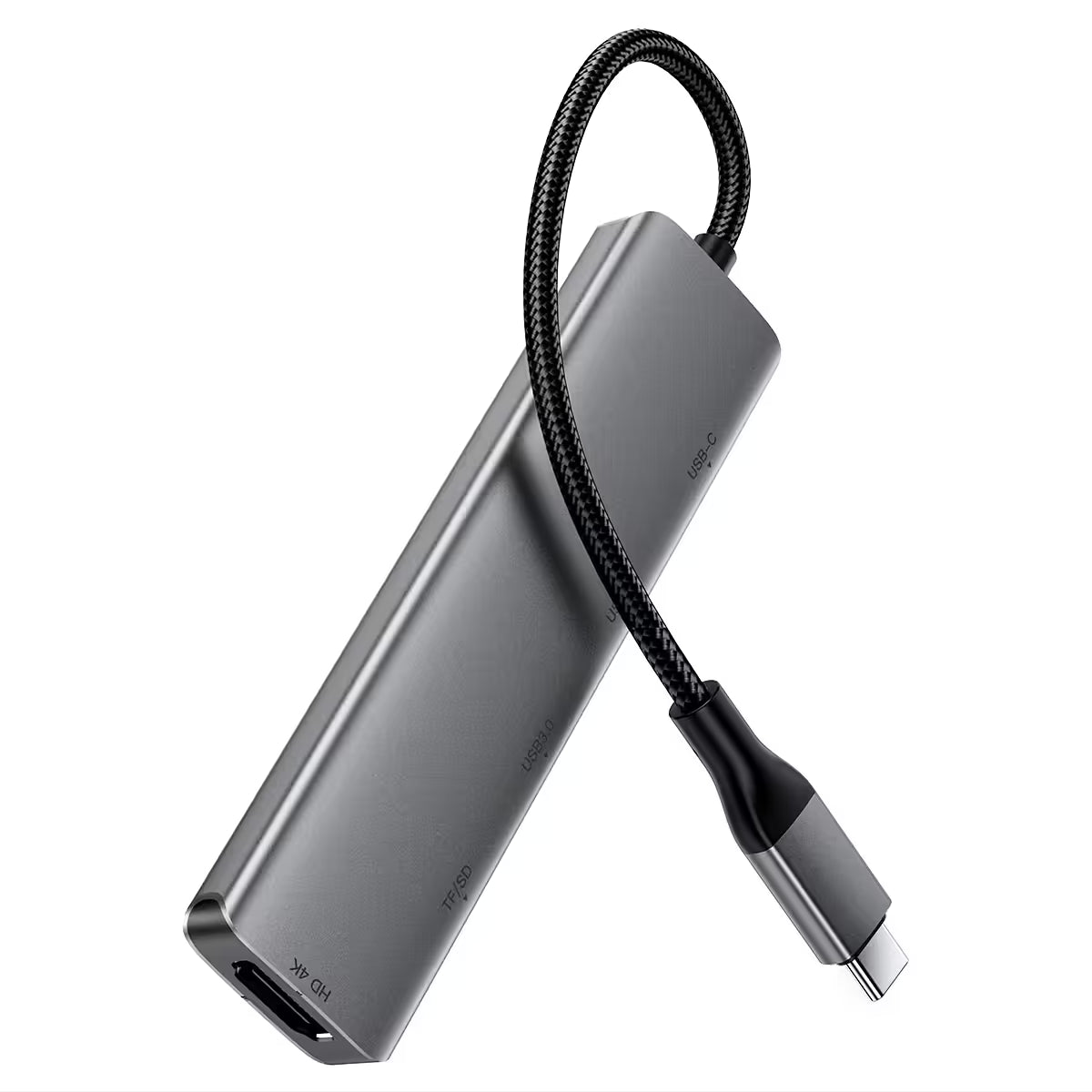 Acefast 6 IN 1 USB-C Docking Station 4K J18 Metal Gray