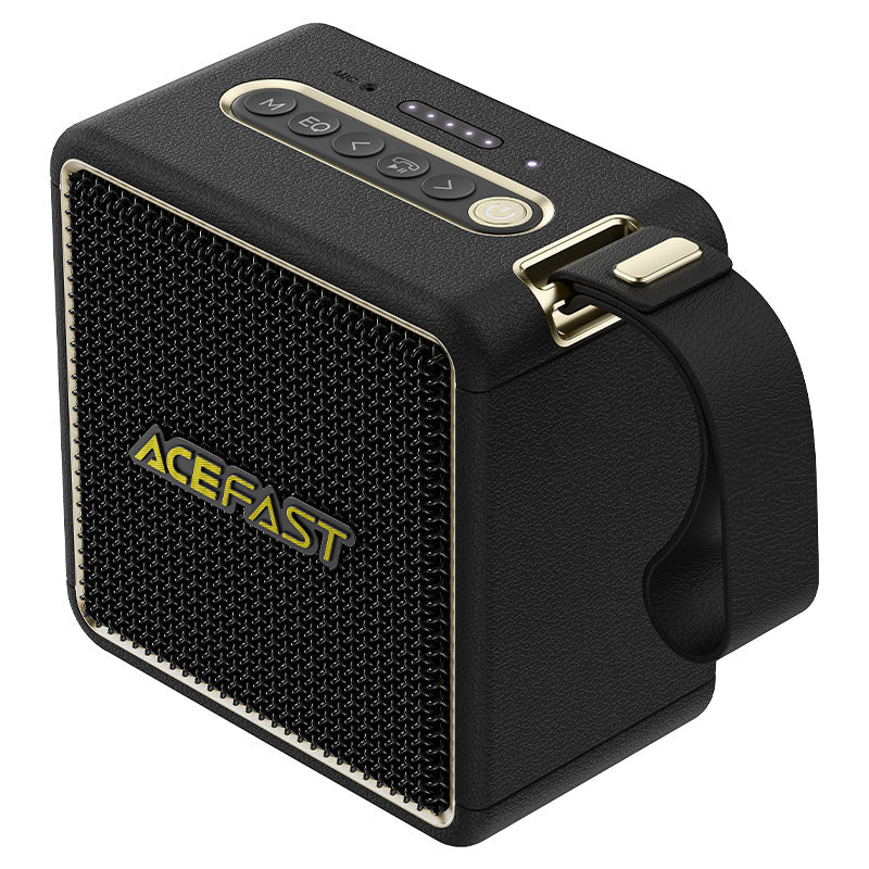 Acefast Portable Wireless Speaker 46W Sound Units High Peak Power RGB Lighting - K3 Nano Black