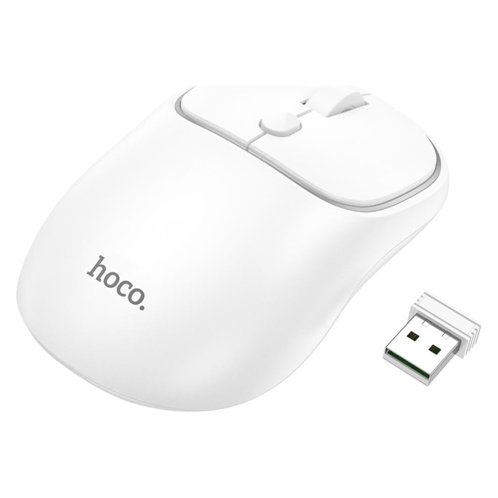Hoco Business Wireless Mouse 2.4g+BT GM25 White
