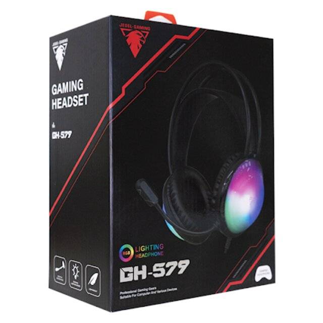 Jedel Gaming Headset RGB - GH-579 Black